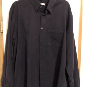 Mens XL Geoffrey Beene Shirt Navy